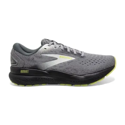 Brooks Ghost 16 Primer Grey Lime Extra Wide Width 4E Men's