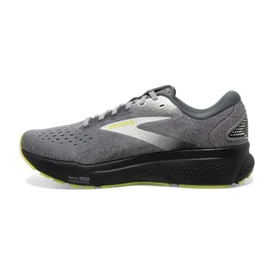 Brooks Ghost 16 Primer Grey Lime Extra Wide Width 4E Men's