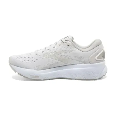 Brooks Ghost 16 White White Grey Women's