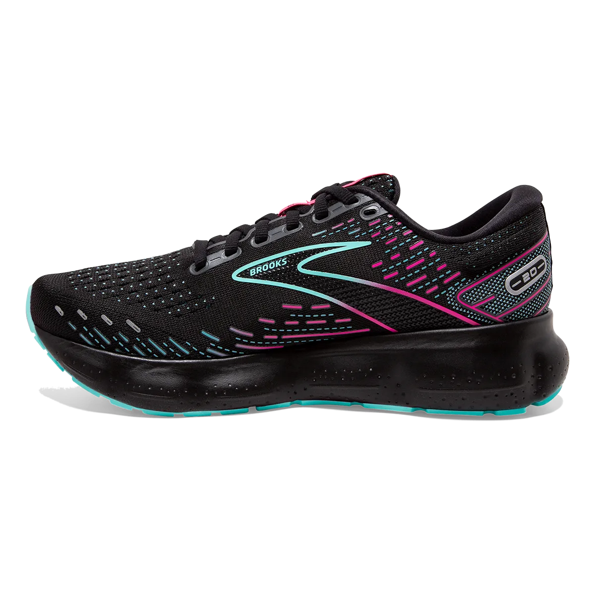 Brooks Glycerin 20 - Black - Blue Light - Pink