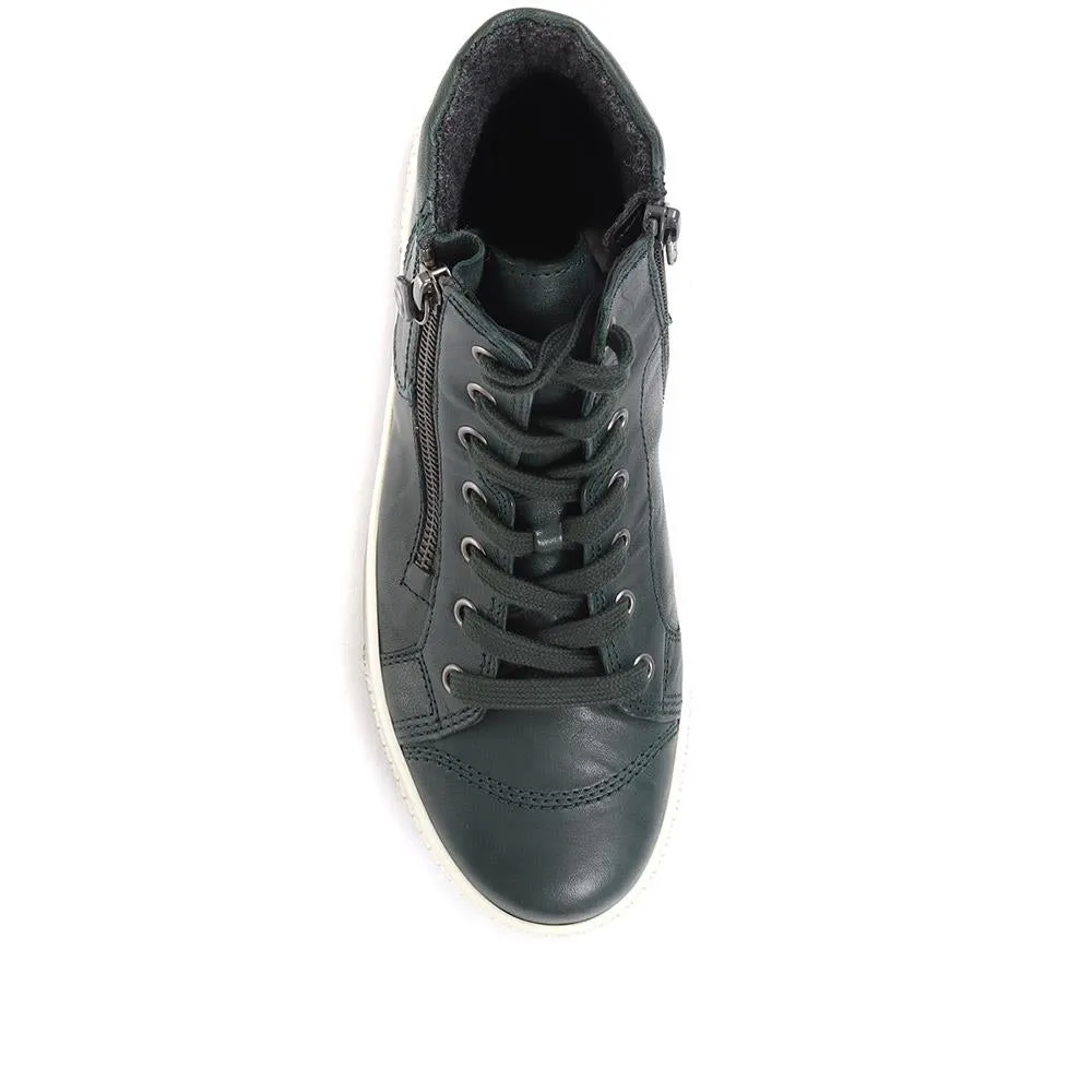 Bulner High Top Leather Trainers - GAB34515 / 320 630