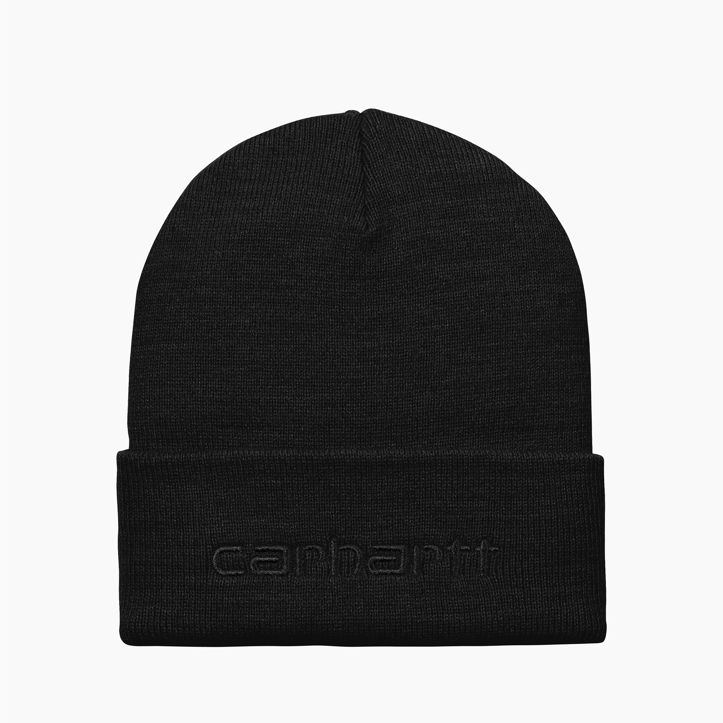 CARHARTT WIP SCRIPT BEANIE FULL BLACK - I030884-00E