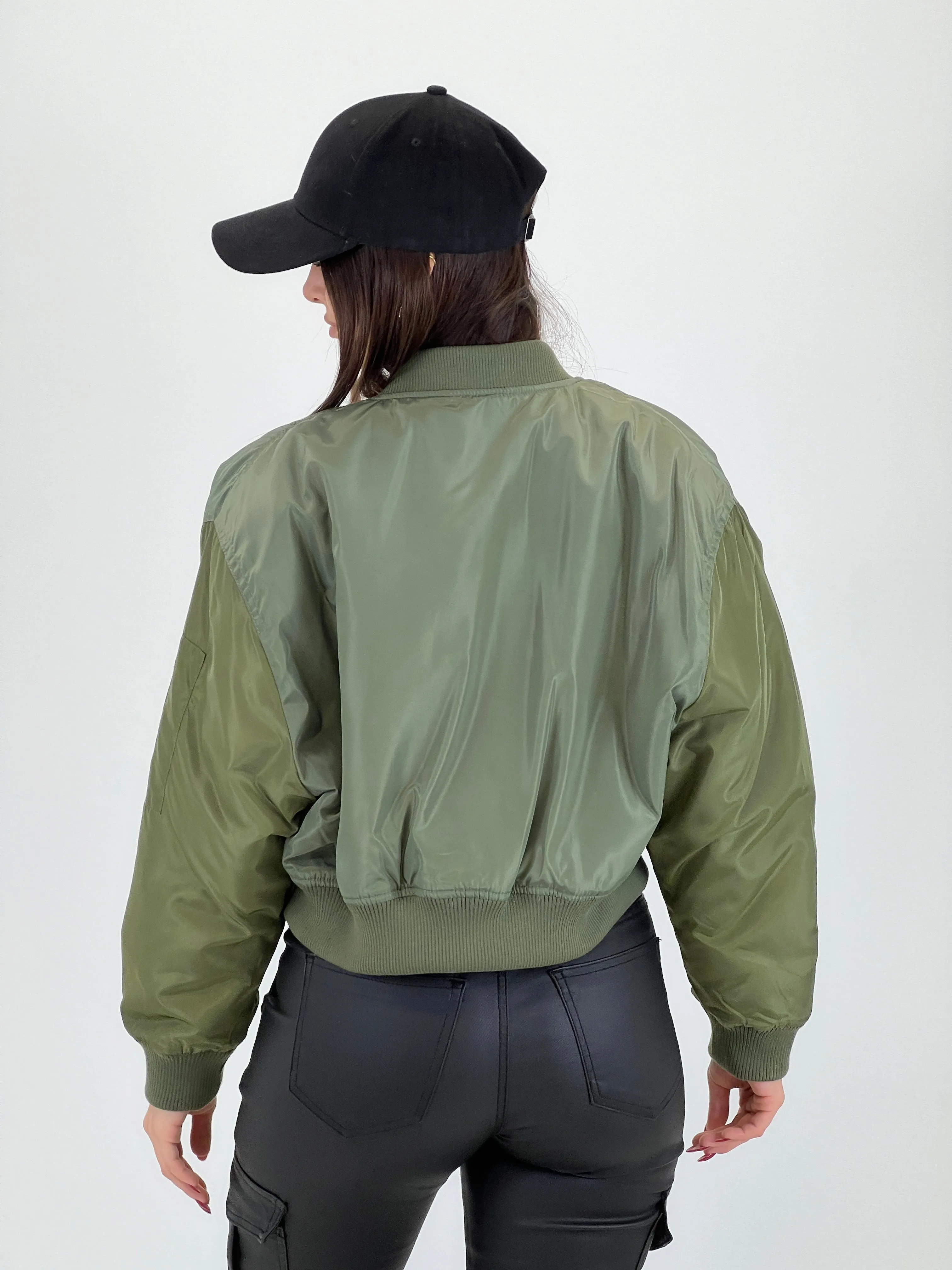 Chaqueta bomber militar