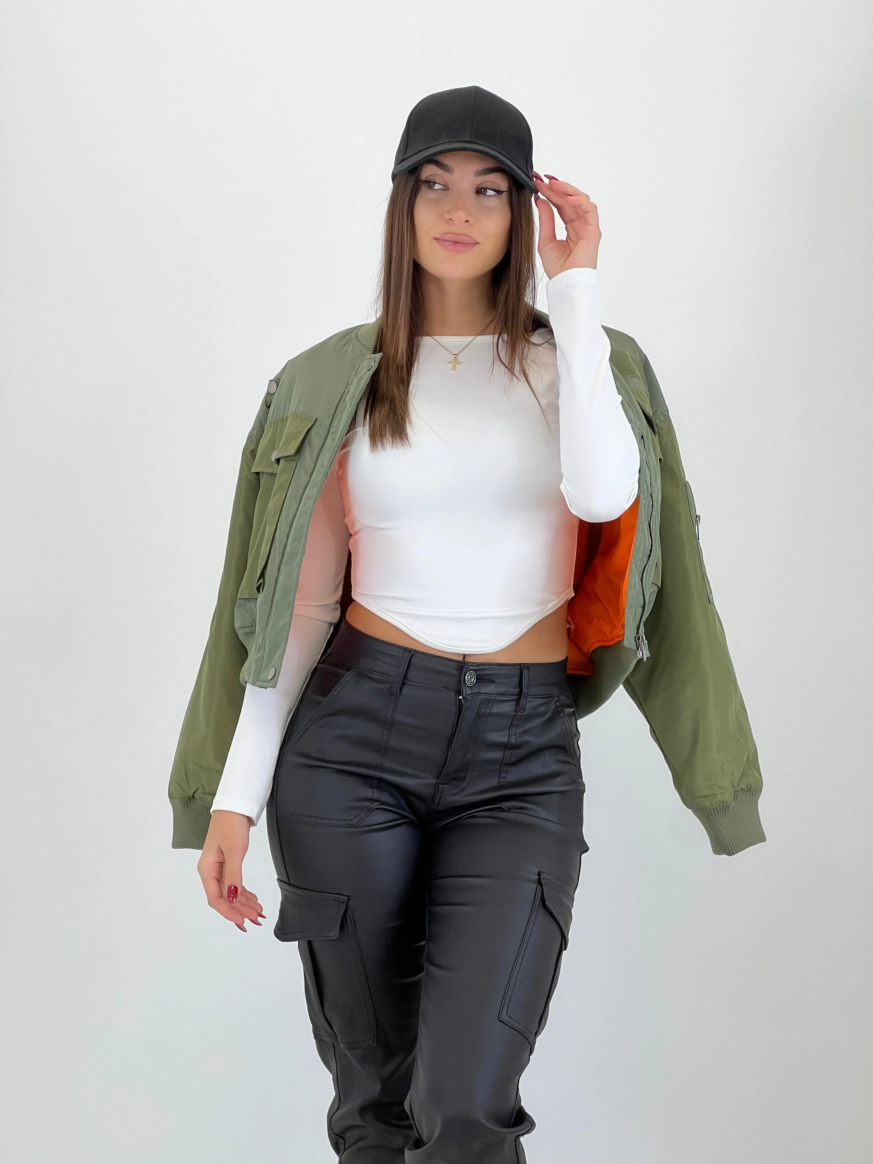 Chaqueta bomber militar