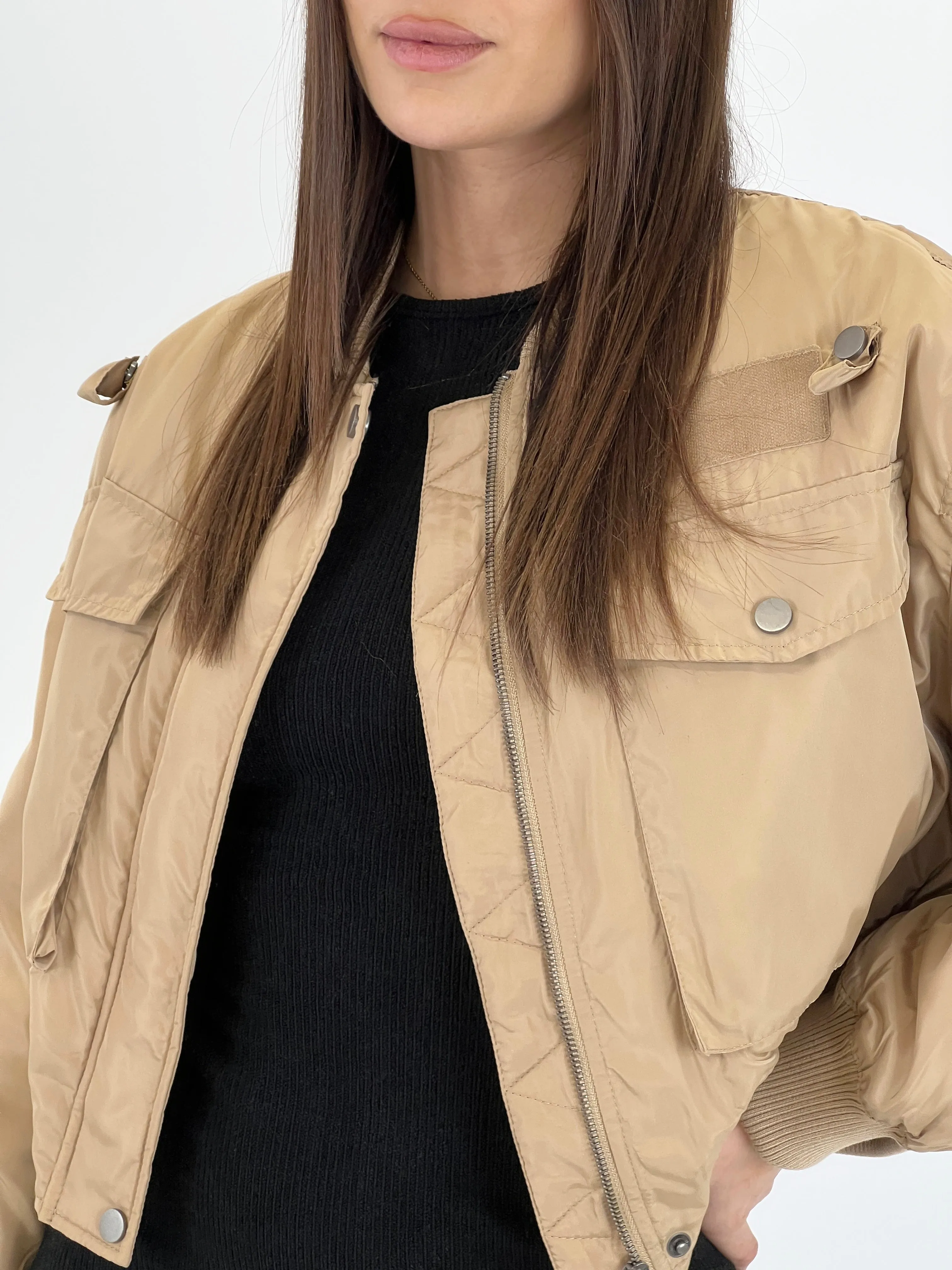 Chaqueta bomber militar