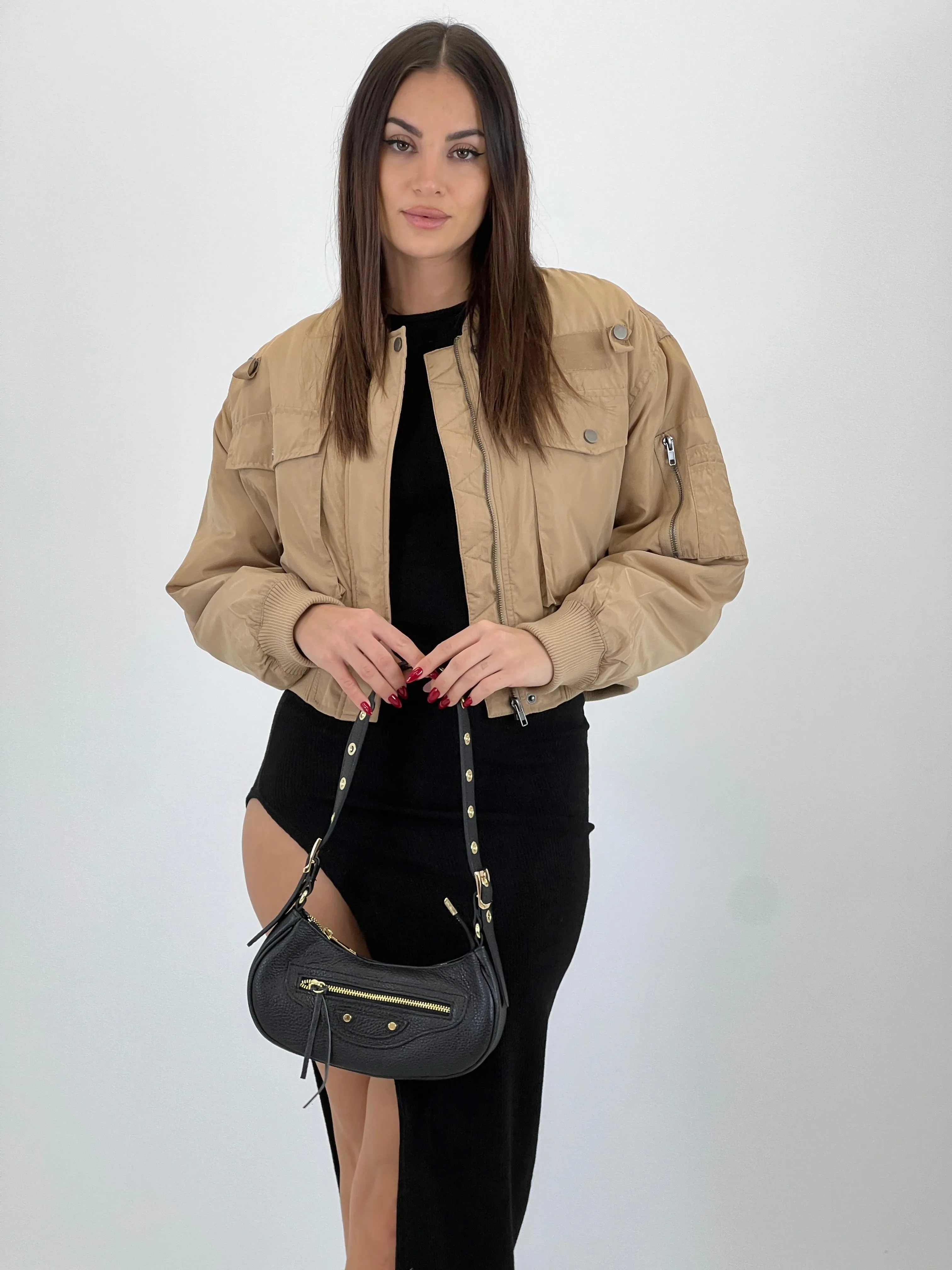 Chaqueta bomber militar