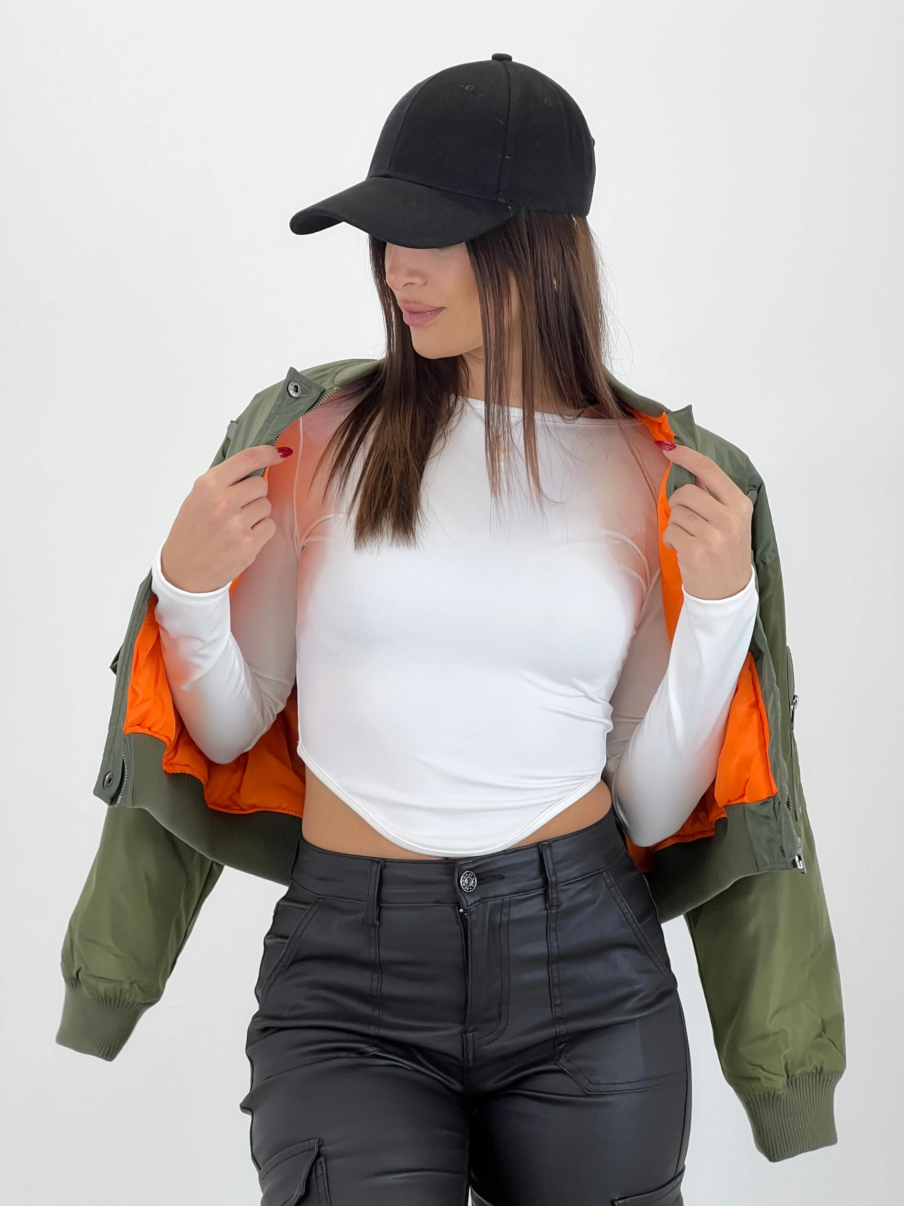 Chaqueta bomber militar