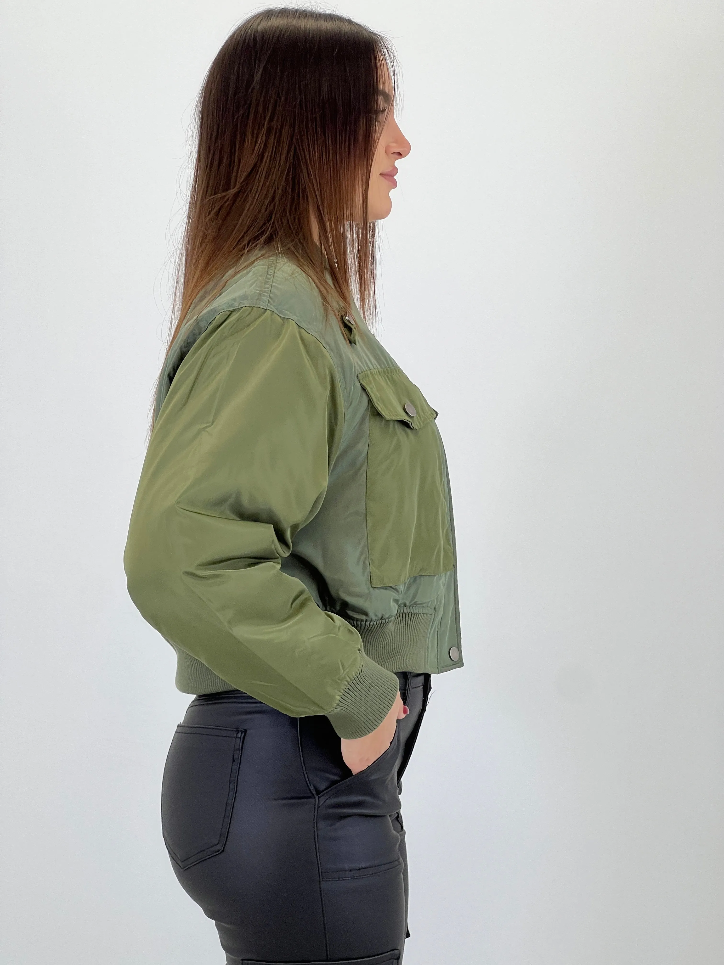 Chaqueta bomber militar