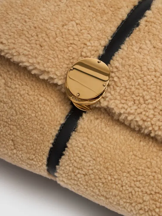 Chloé   Penelope shearling shoulder bag 