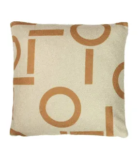 Circa shearling square cushion cover one size ginger Furn