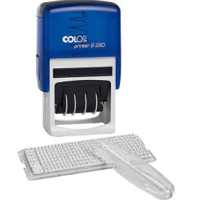 Colop S260 Do It Yourself Stamp DIY Set Blue