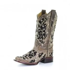 Corral Sequin Inlay Western Boot