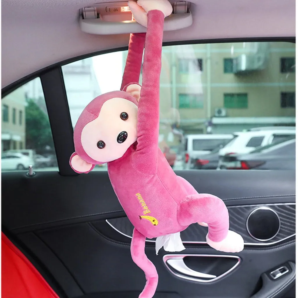 Cute Hanging Monkey Tissue Holder