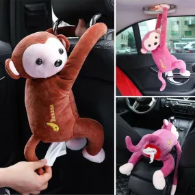 Cute Hanging Monkey Tissue Holder