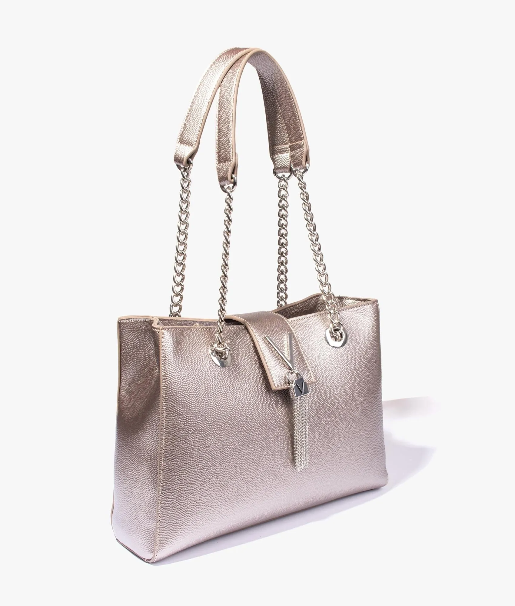 Divina shopper in grey metallic