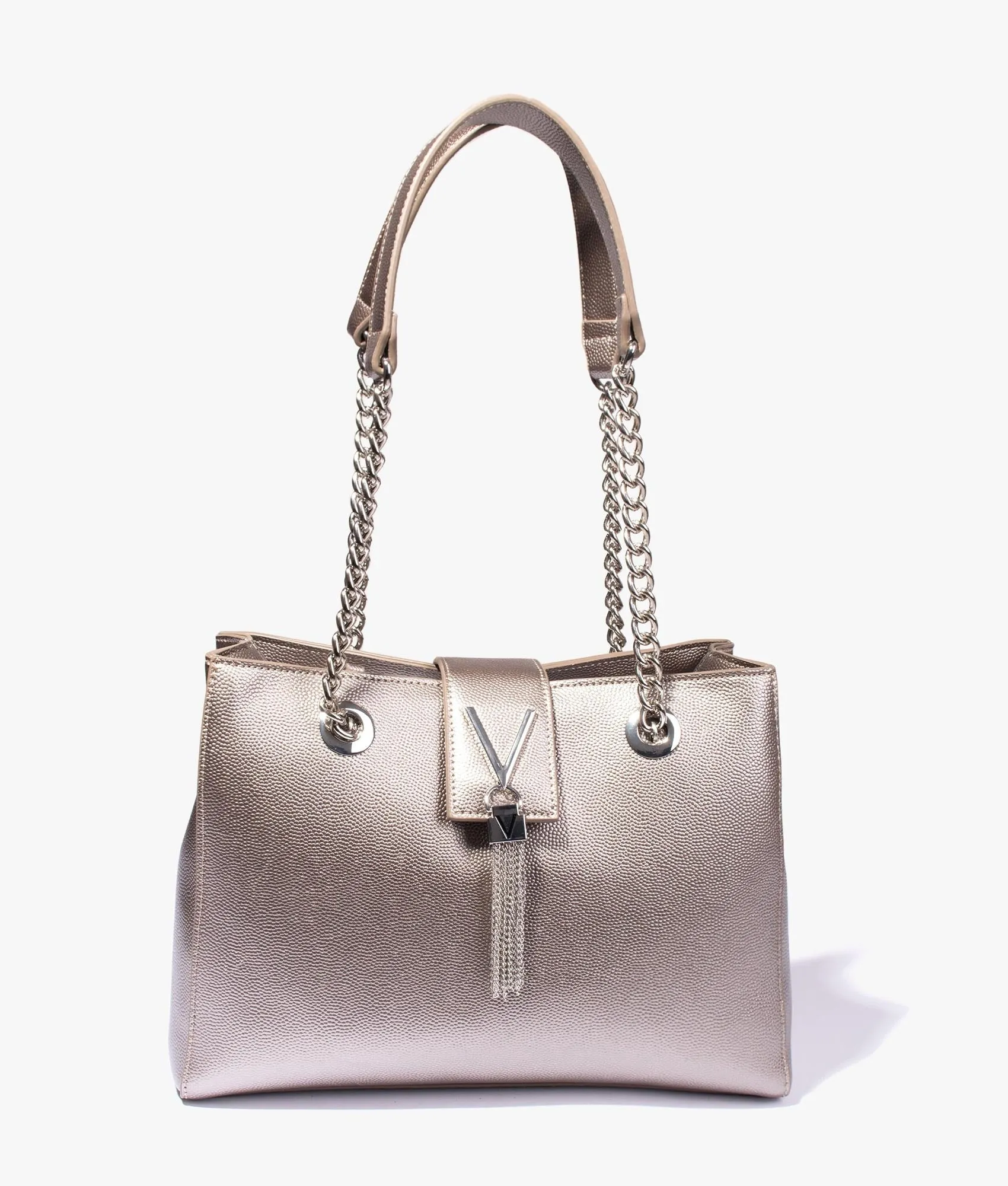 Divina shopper in grey metallic