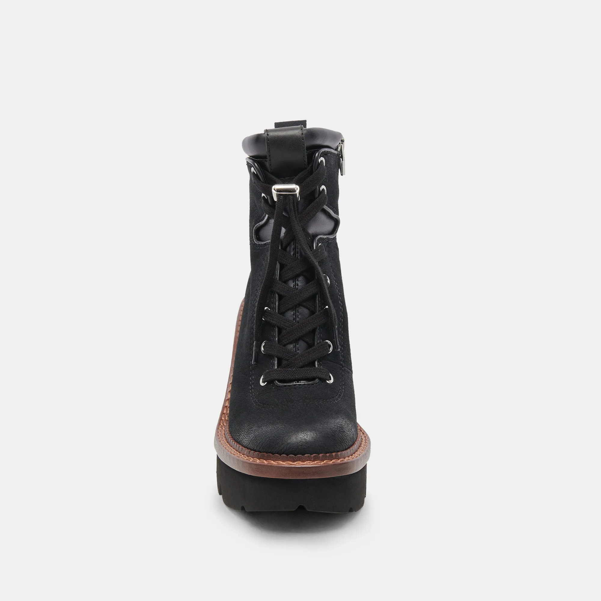 DOMMIE BOOTS BLACK NUBUCK - re:vita