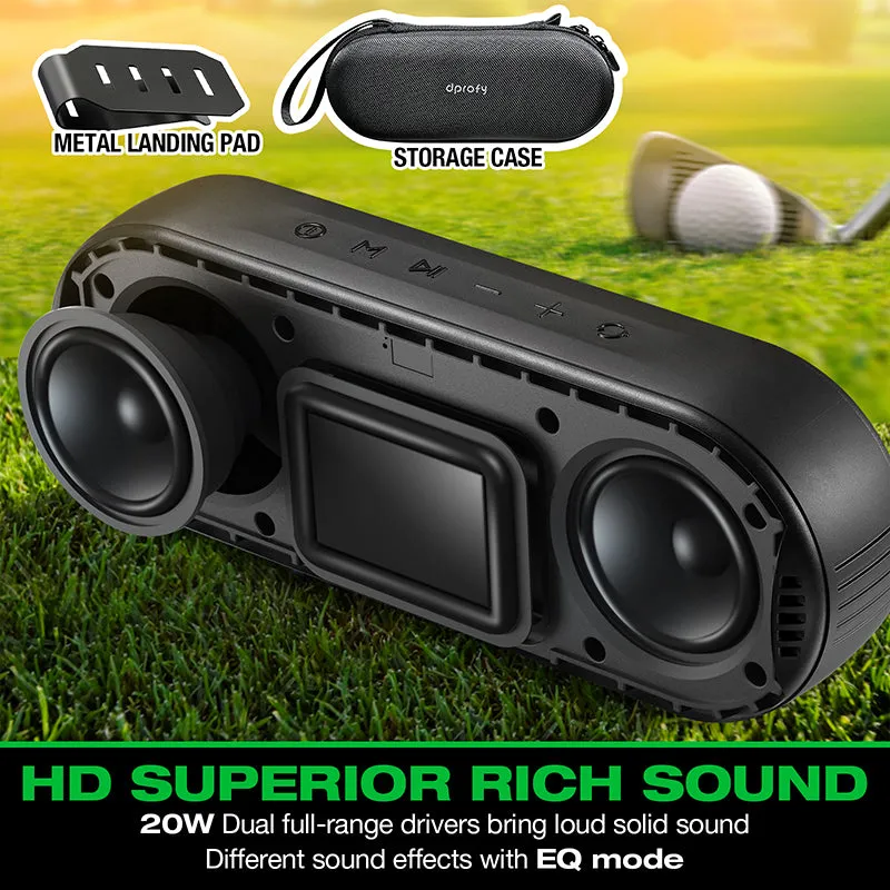 Dprofy Golf Speaker 2Pcs TWS And SD Card Function