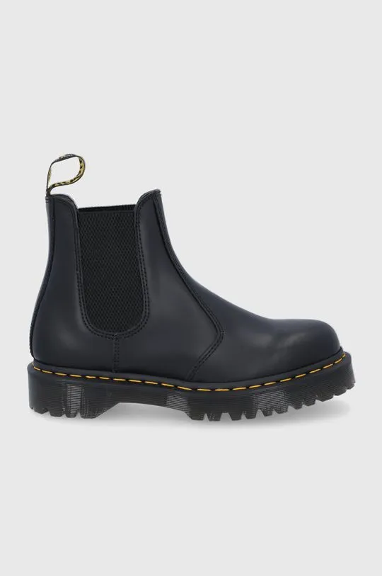 Dr. Martens leather chelsea boots 2976 Bex women's black color