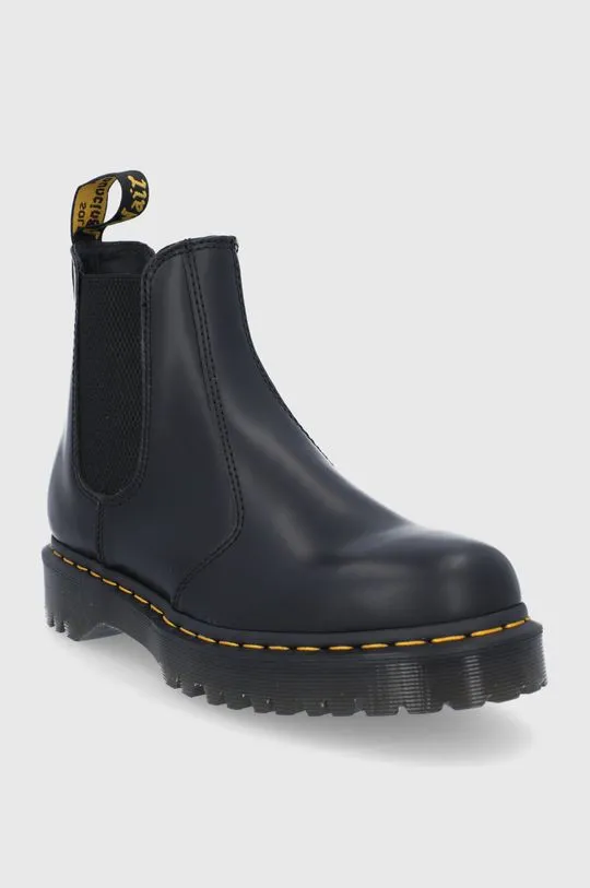 Dr. Martens leather chelsea boots 2976 Bex women's black color