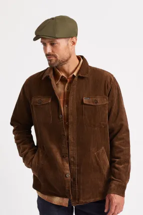 Durham L/S Flannel - Washed Brown Corduroy