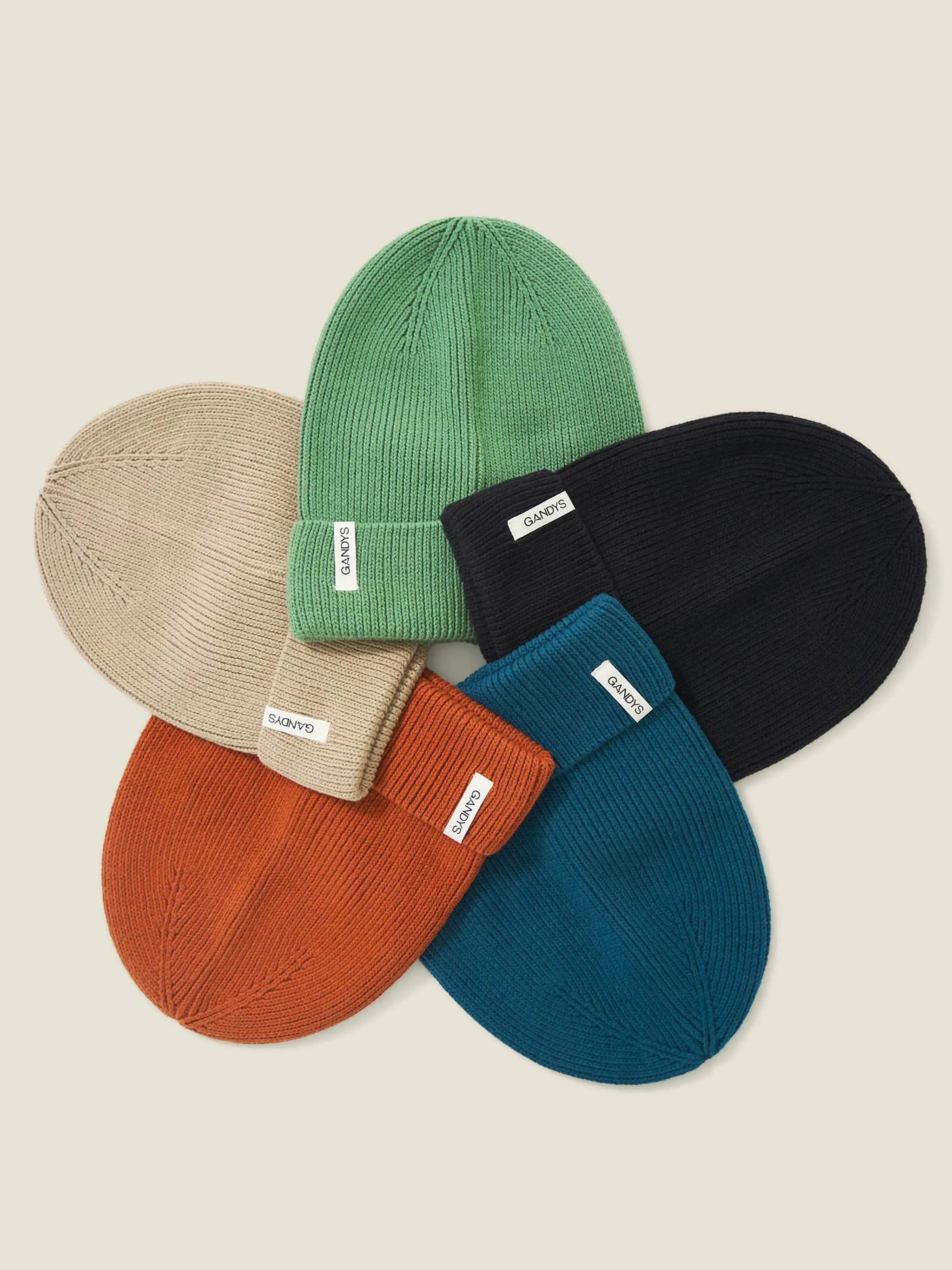 Ecru Organic Cotton Beanie