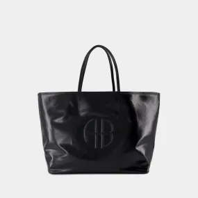 Emma Shopper Bag - ANINE BING - Cotton - Black