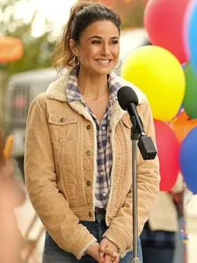 Emmanuelle Chriqui Superman and Lois Brown Jacket