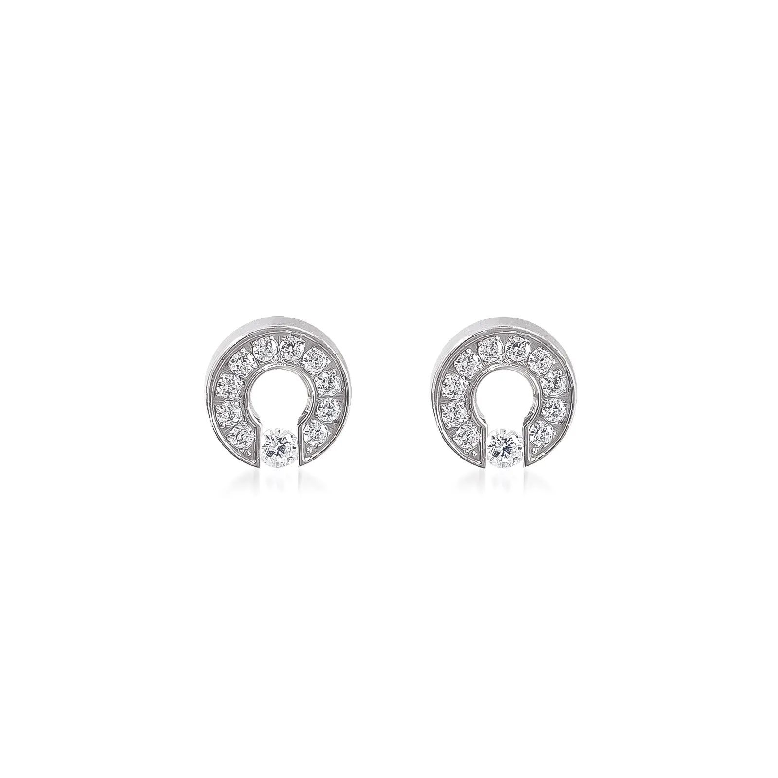 ER118RG B.Tiff Barrel Rose Gold Plated Stainless Steel Earrings