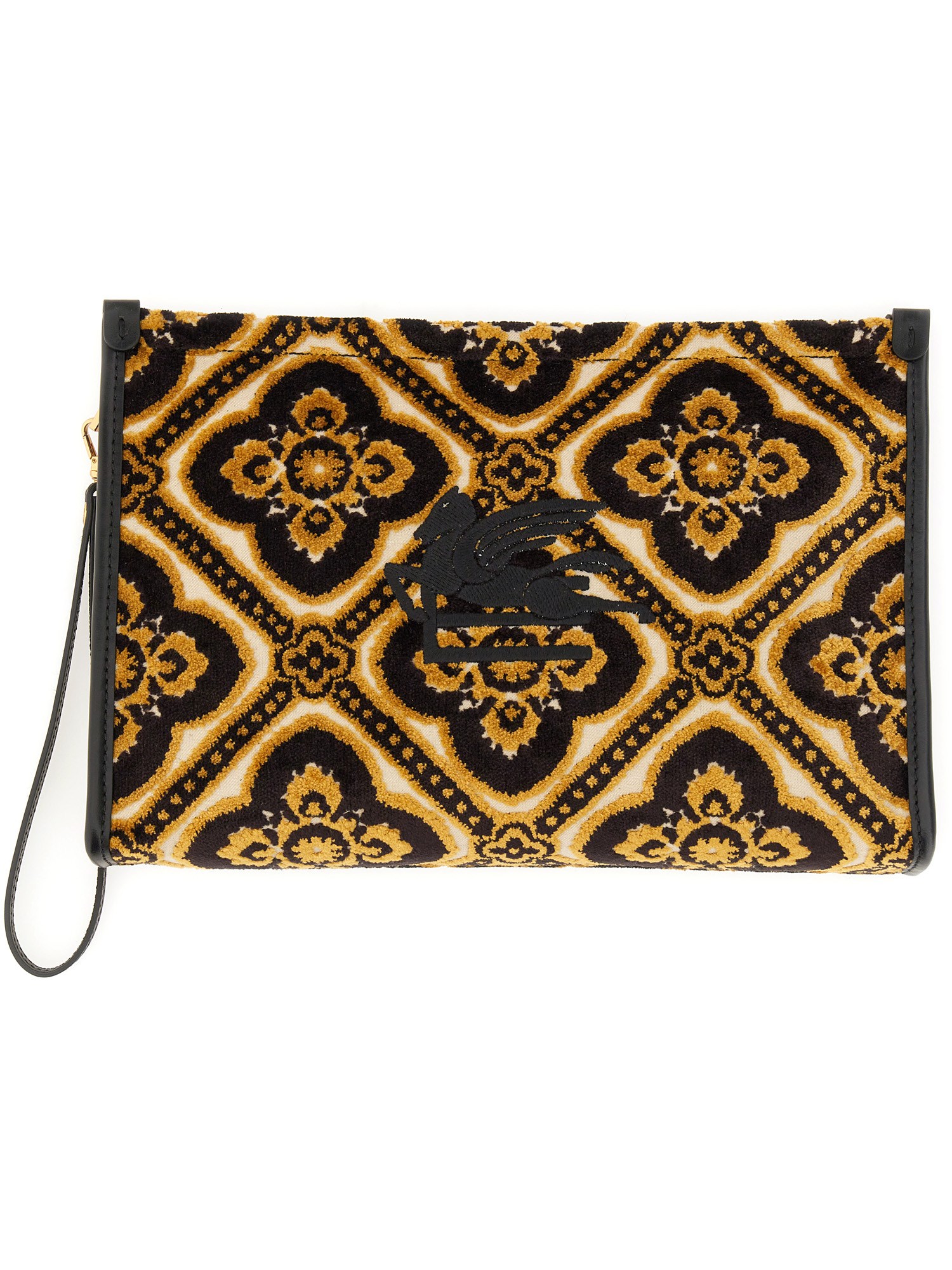 ETRO    VISCOSE PAISLEY LARGE POUCH