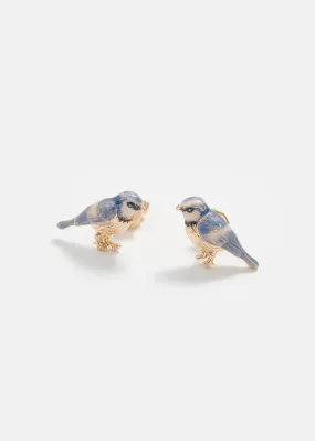 Fable England Blue Tit Earrings