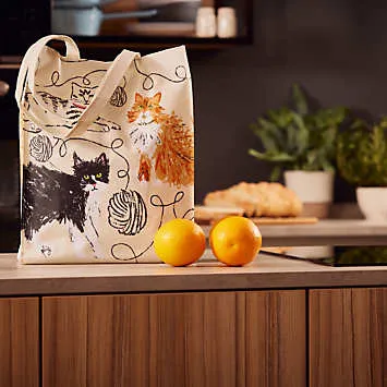 Feline Friends Medium PVC Shopper Bag by Ulster Weavers | Look Again