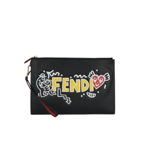 Fendi Flat Pouch - Mr Doodle (NWT)