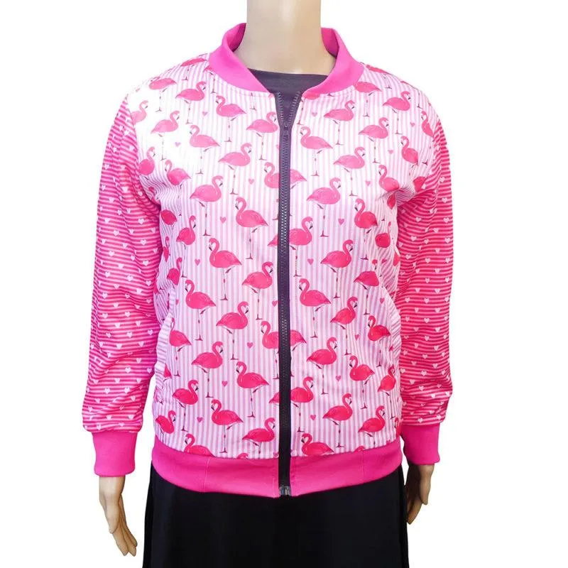 Flamingo Love Bomber Jacket