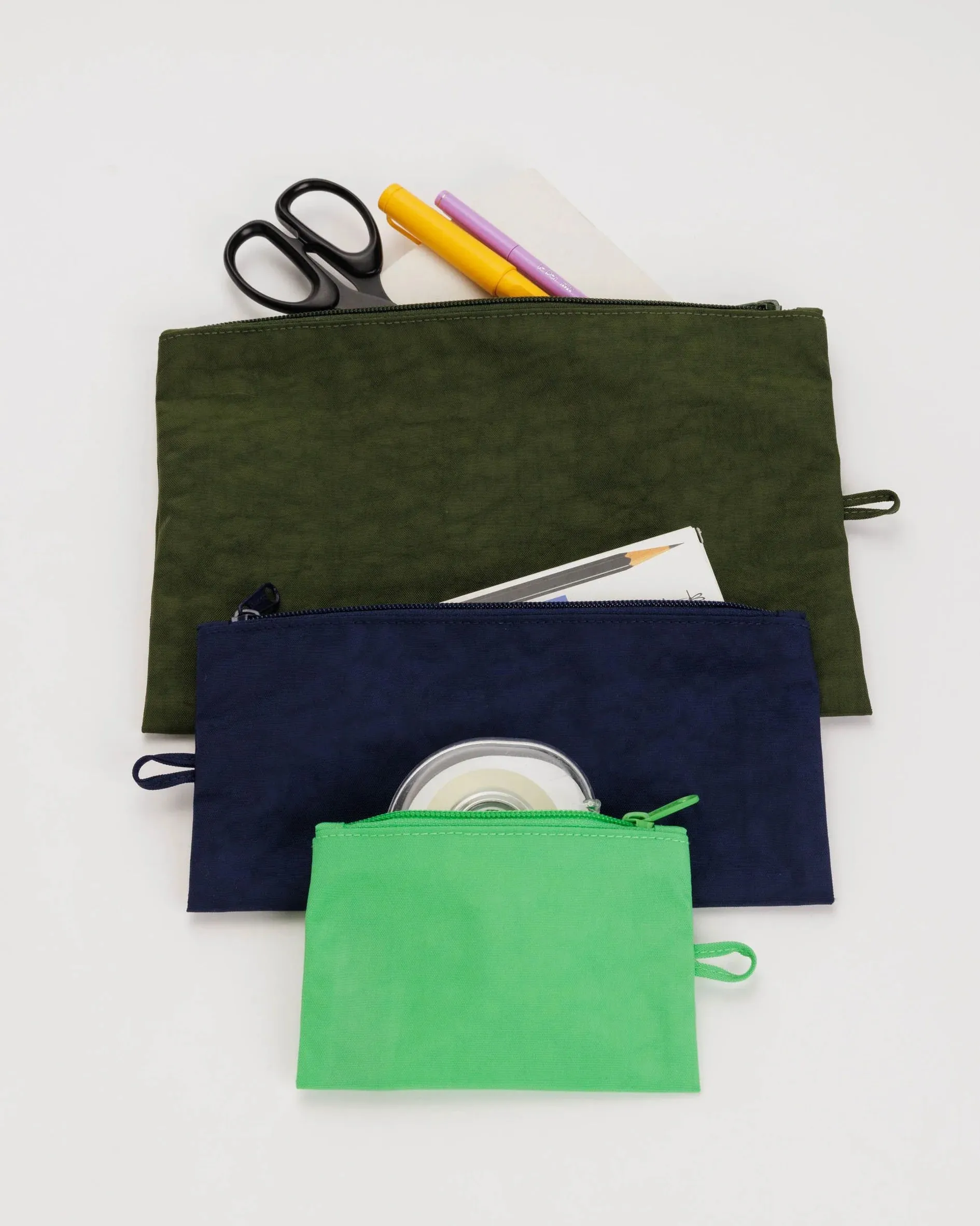 Flat Pouch Set in Marine