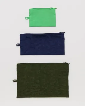 Flat Pouch Set in Marine