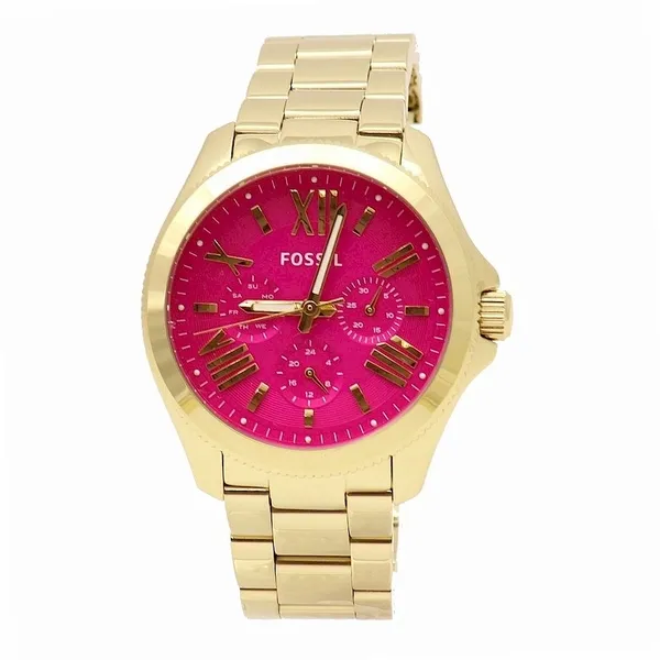 Fossil Cecile AM4539 Gold Stainless Steel Chronograph Watch