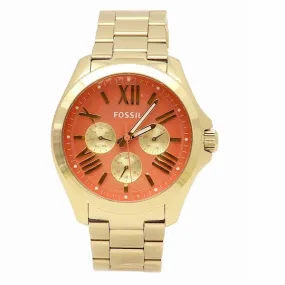 Fossil Cecile AM4548 Gold Stainless Steel Chronograph Watch