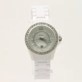 Fossil Women's Riley ES3251 White Analog Watch