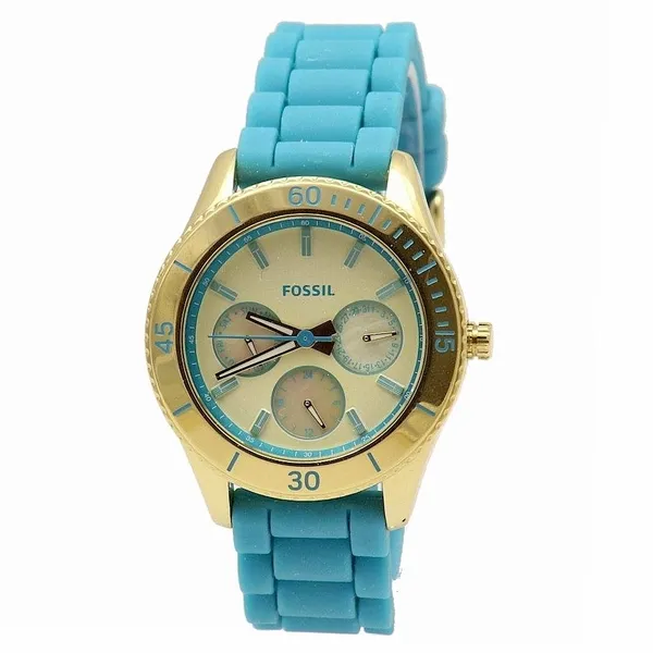 Fossil Women's Stella ES3534 Gold Stainless Steel Chronograph Watch