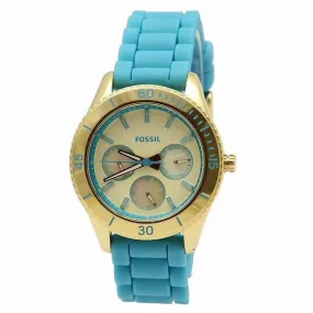 Fossil Women's Stella ES3534 Gold Stainless Steel Chronograph Watch