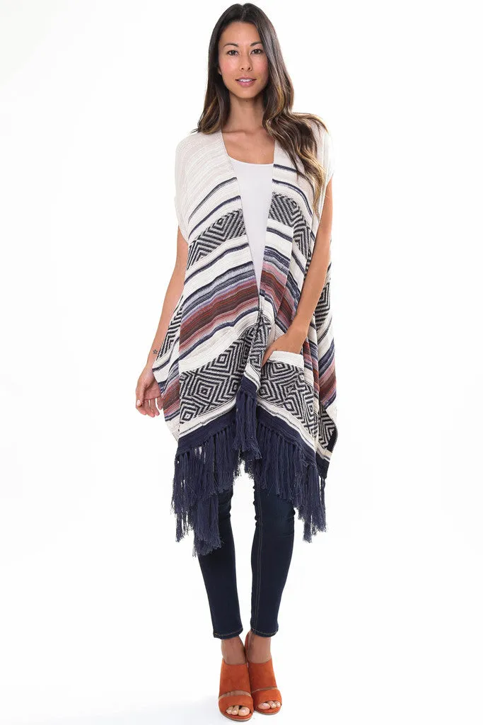 Goddis Easy Rider Sleeveless Cape-Tradewinds