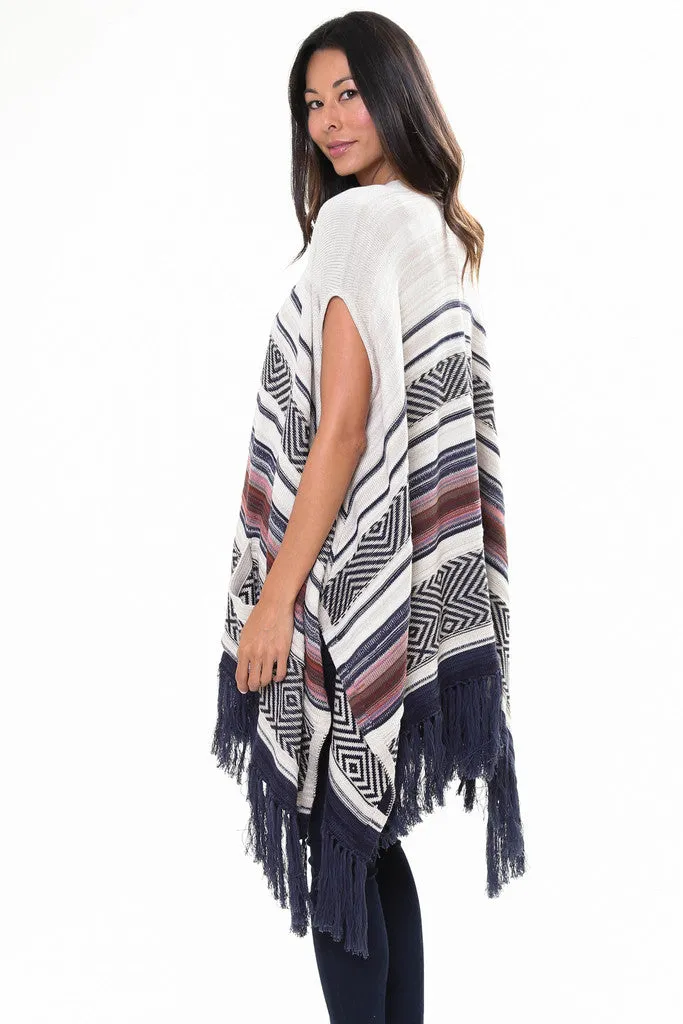 Goddis Easy Rider Sleeveless Cape-Tradewinds