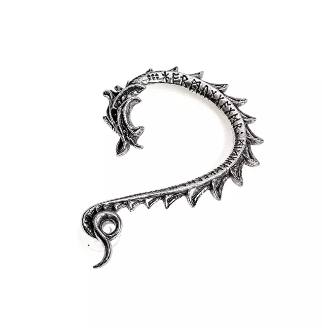 Gothic Viking Jormungand Pewter Left Earwrap