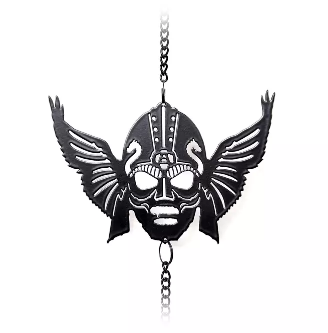 Gothic Wayfinder Viking Skull Hanging Decoration