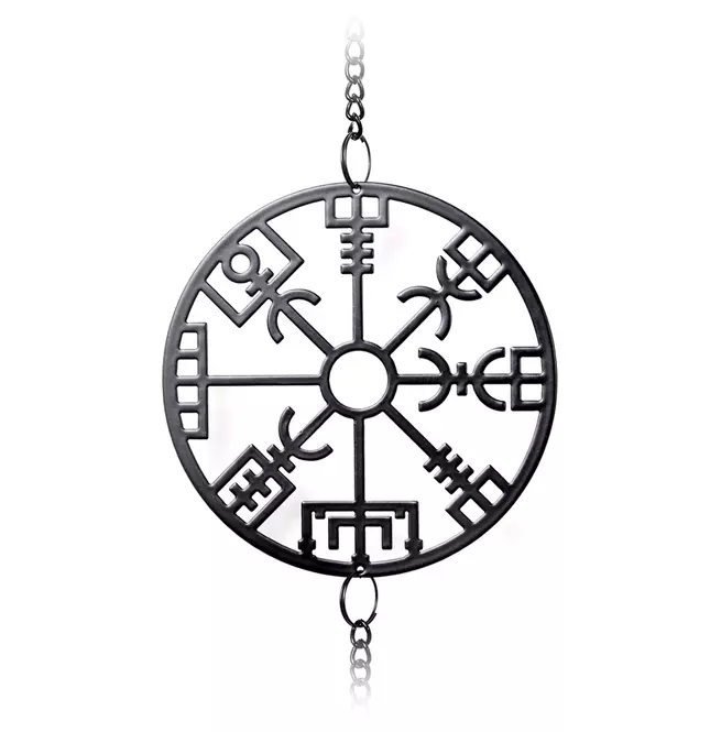 Gothic Wayfinder Viking Skull Hanging Decoration