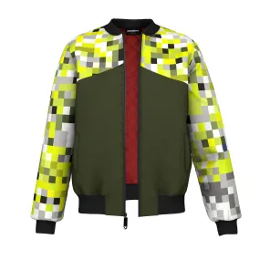 Green Fusion Bomber Jacket