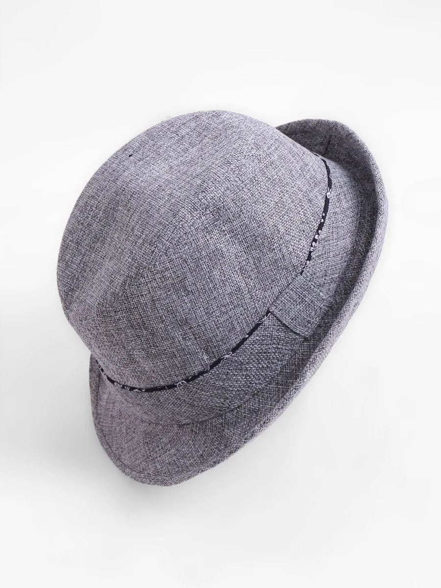 Grey Bowler Hat - FAH21-004