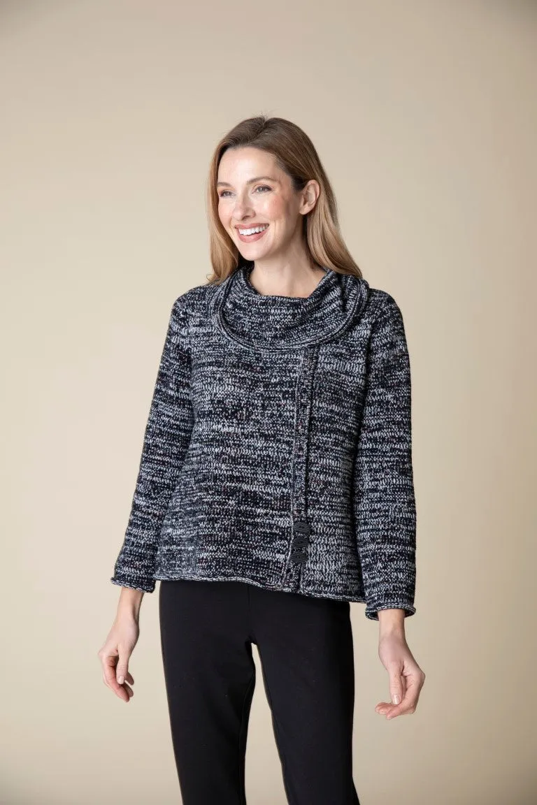 Habitat 87221 Tweedy Chenille Cowl Pullover