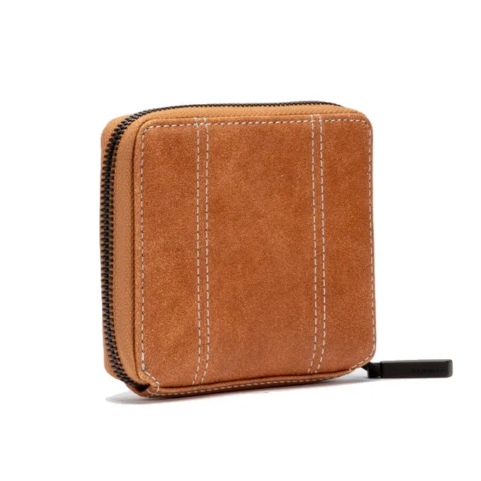 Hammitt 5 North Compact Leather Wallet saddle tan/bronze